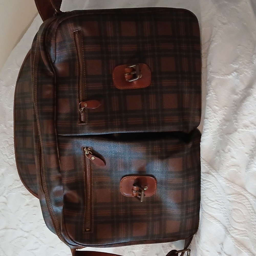 Polo Ralph Lauren Tartan Plaid Satchel. - Picture 6 of 12